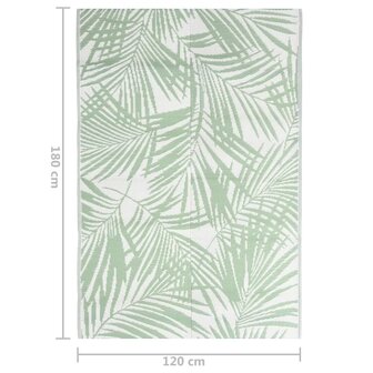 Buitenkleed ARAKIL 120x180 cm polypropeen groen 7