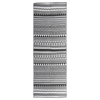 Buitenkleed ARAKIL 80x250 cm polypropeen zwart 2