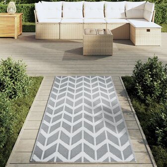 Buitenkleed ARAKIL 80x150 cm PP grijs 3