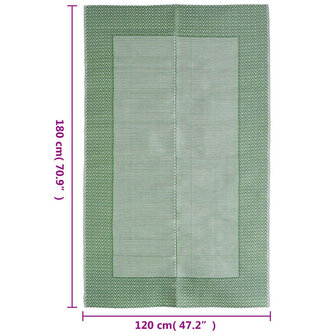 Buitenkleed ARAKIL 120x180 cm PP groen 6
