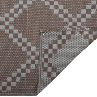 Buitenkleed ARAKIL 80x250 cm polypropeen bruin 5