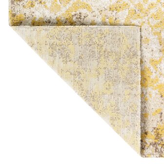 Buitenkleed platgeweven 80x150 cm geel  3