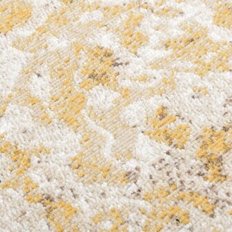 Buitenkleed platgeweven 80x150 cm geel  5