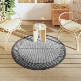 Buitenkleed ARAKIL &Oslash;120 cm PP grijs 3