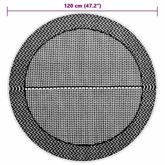Buitenkleed ARAKIL &Oslash;120 cm PP grijs 6