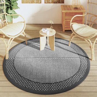 Buitenkleed ARAKIL &Oslash;160 cm polypropeen grijs 3