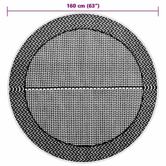 Buitenkleed ARAKIL &Oslash;160 cm polypropeen grijs 6