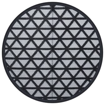Buitenkleed ARAKIL &Oslash;120 cm polypropeen zwart 2
