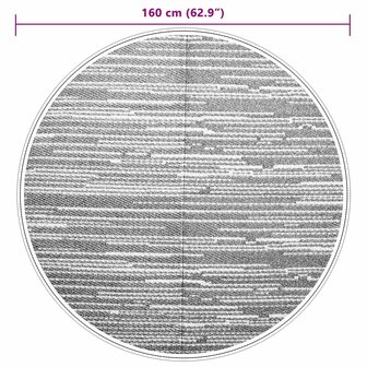 Buitenkleed ARAKIL &Oslash;160 cm polypropeen grijs 6