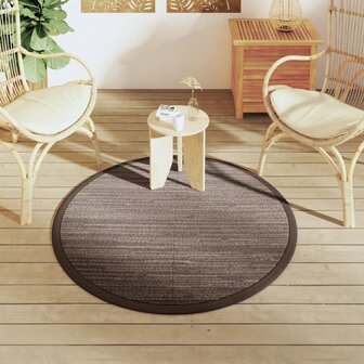Buitenkleed ARAKIL &Oslash; 120 cm polypropeen bruin 3
