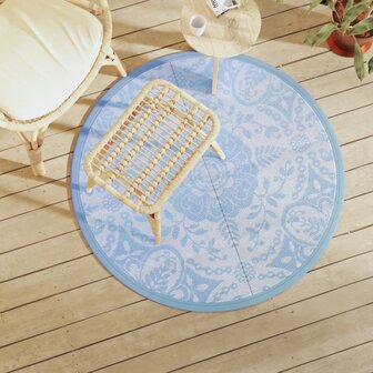 Buitenkleed ARAKIL &Oslash;120 cm polypropeen babyblauw 1