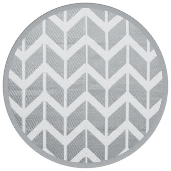 Buitenkleed ARAKIL &Oslash;120 cm PP grijs 2