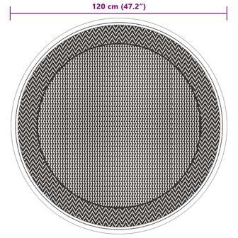 Buitenkleed ARAKIL &Oslash;120 cm polypropeen groen 6