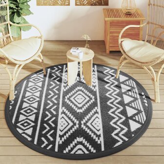 Buitenkleed ARAKIL &Oslash;160 cm polypropeen zwart 3
