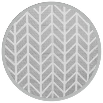 Buitenkleed ARAKIL &Oslash;120 cm PP grijs 2