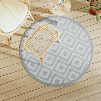 Buitenkleed ARAKIL &Oslash;120 cm polypropeen grijs 1