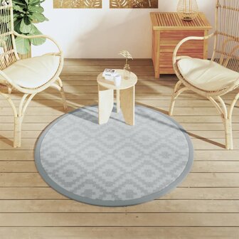Buitenkleed ARAKIL &Oslash;120 cm polypropeen grijs 3