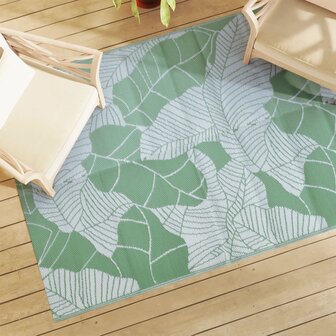 Buitenkleed ARAKIL 140x200 cm polypropeen groen 1