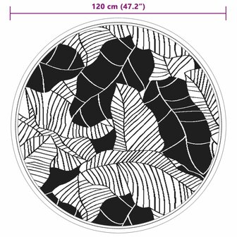 Buitenkleed ARAKIL &Oslash;120 cm polypropeen groen 6