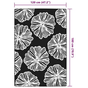 Buitenkleed ARAKIL 120x180 cm PP groen 6