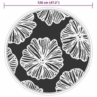 Buitenkleed ARAKIL &Oslash;120 cm polypropeen groen 6