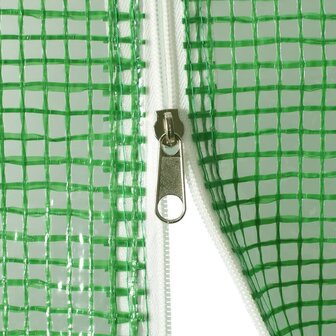 Tuinkas met stalen frame 16 m&sup2; 8x2x2 m groen 7