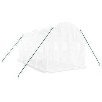 Tuinkas met stalen frame 8 m&sup2; 4x2x2 m 3