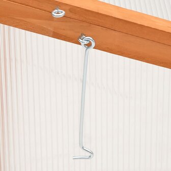 Broeikas 110x58,5x39 cm vurenhout oranje 5