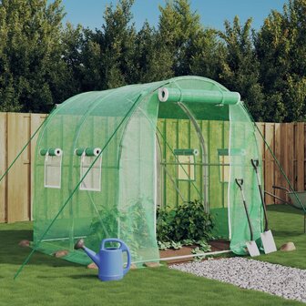 Tuinkas met stalen frame 4 m&sup2; 2x2x2 m 1