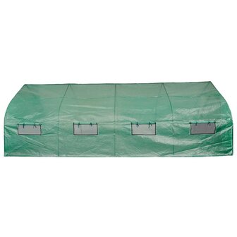 Tuinkas walk-in draagbare polytunnel met stalen frame 18 m&sup2;   3