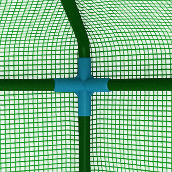 Tuinkas met schappen 143x143x195 cm staal 7