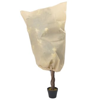 Plantenhoezen met trekkoord 8 st 70 g/m&sup2; 0,8x1 m 2
