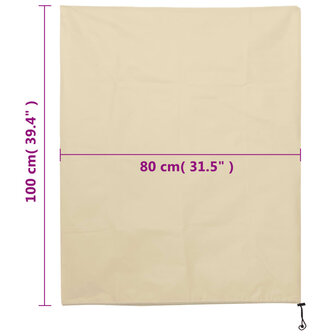 Plantenhoezen met trekkoord 8 st 70 g/m&sup2; 0,8x1 m 9