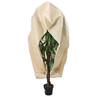 Plantenhoezen met ritssluiting 4 st 70 g/m&sup2; 3,93x3 m 2