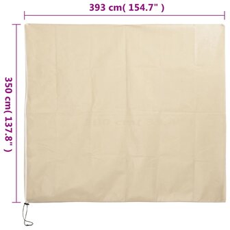 Plantenhoezen met ritssluiting 70 g/m&sup2; 3,93x3,5 m 9