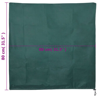 Vlieshoezen voor planten met trekkoord 4 st 70 g/m&sup2; 0,8x0,8 m 9