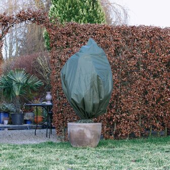 Nature Wintervliesdoekhoezen 3 st 50 g/m&sup2; 100x50 cm groen  1