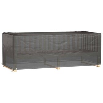 Tuinmeubelhoes met 8 oogjes rechthoekig 192x82x65 cm 2