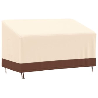 Tuinhoes 3-zitsbank 600D 159x84x56/81 cm oxford beige 1