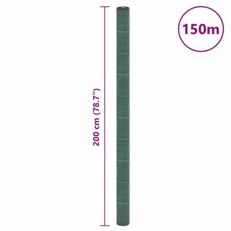Worteldoek 2x150 m polypropeen groen 8