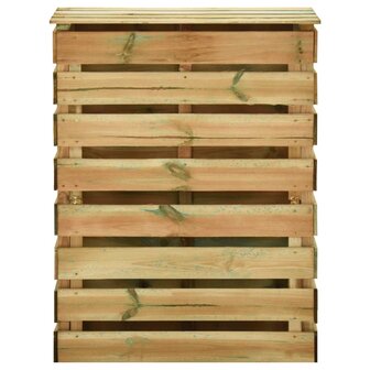 Tuincompostbakken 3 st 80x50x100 cm ge&iuml;mpregneerd grenenhout 4