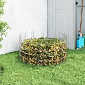 Compostbak &Oslash;100x50 cm gegalvaniseerd staal 1