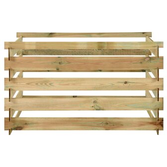 Tuincompostbak gelat 120x120x70 cm ge&iuml;mpregneerd grenenhout 3