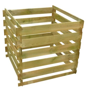 Compostbak gelat vierkant 0,54 m&sup3; hout 2