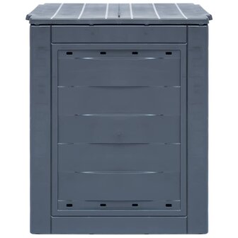 Compostbak 260 L 60x60x73cm grijs 3