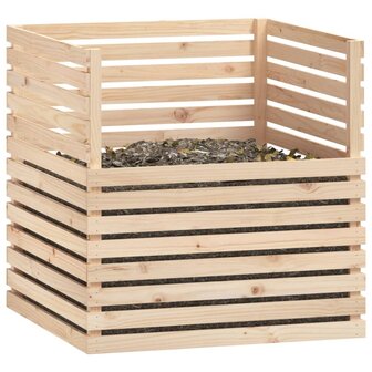 Compostbak 100x100x102 cm massief grenenhout 4