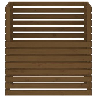Compostbak 100x100x102 cm massief grenenhout honingbruin 5