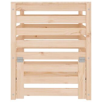 Compostbak 63,5x63,5x77,5 cm massief grenenhout 5