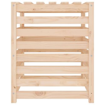 Compostbak 63,5x63,5x77,5 cm massief grenenhout 7