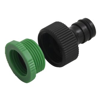 Tuinslang met koppelingsset 0,75&amp;apos;&amp;apos; 30 m PVC groen 8